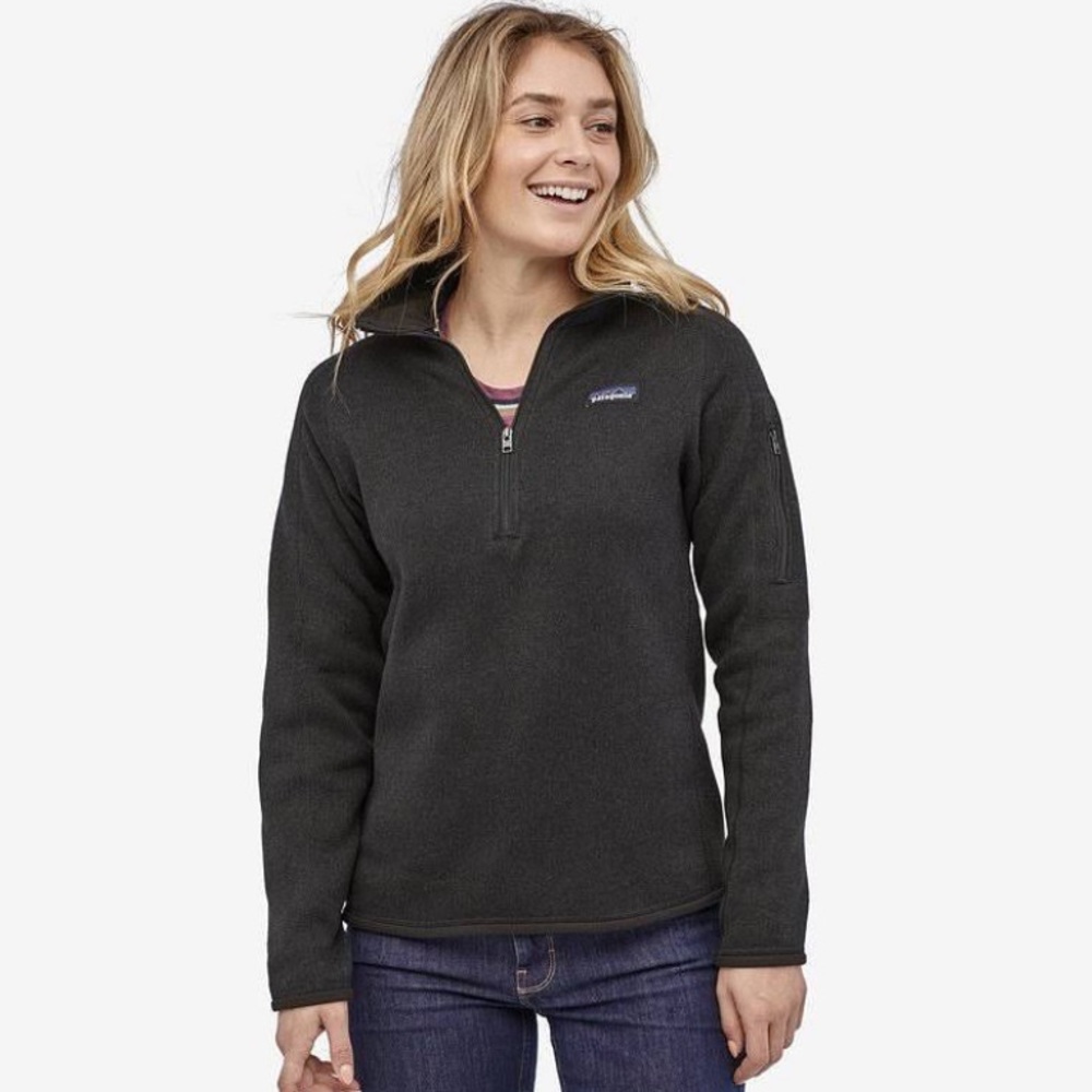 Patagonia Sherpa Jacket Lightweight Quarter Zip Grey